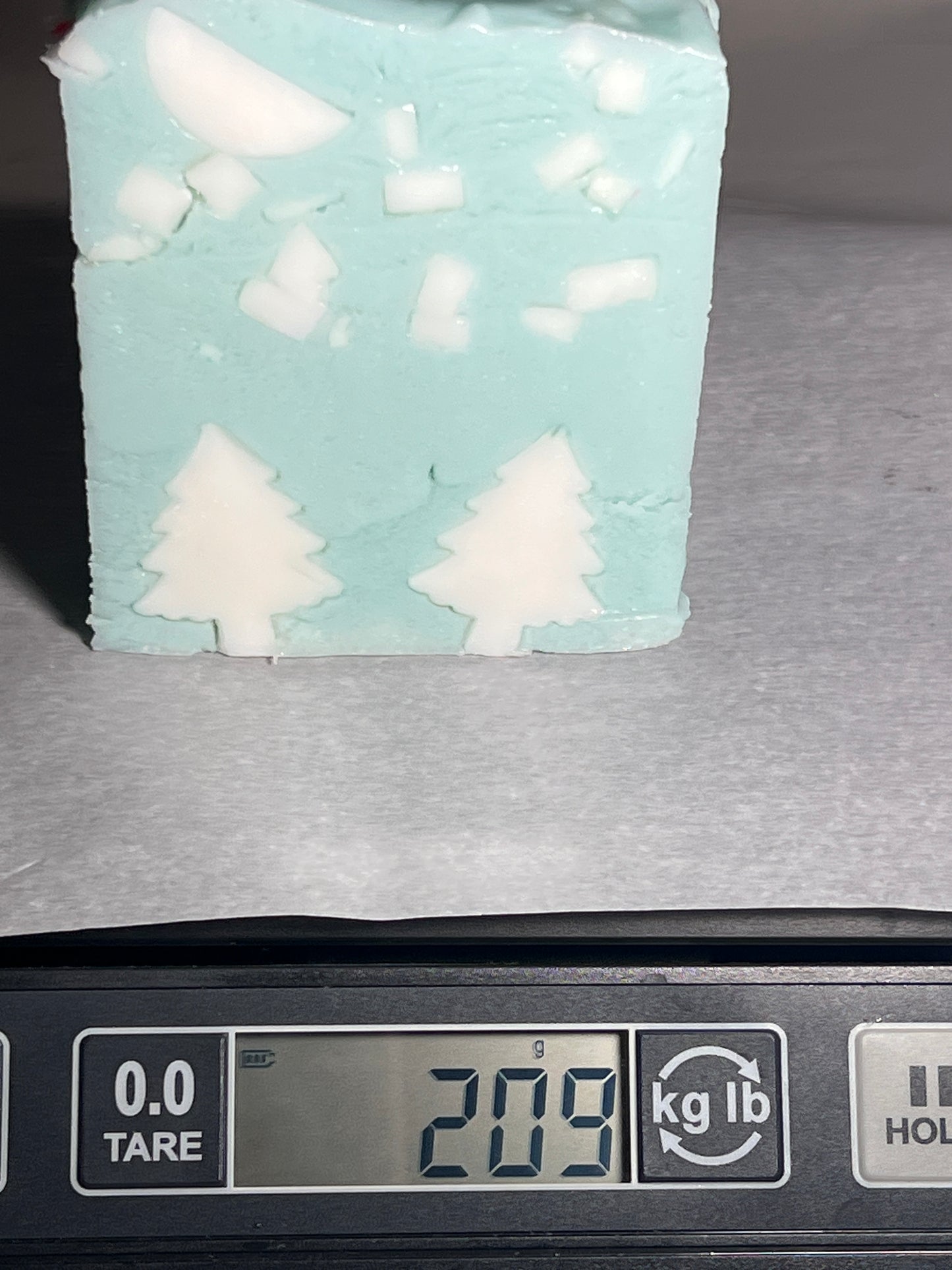 Scented Snow Soap Handcrafted Vegan