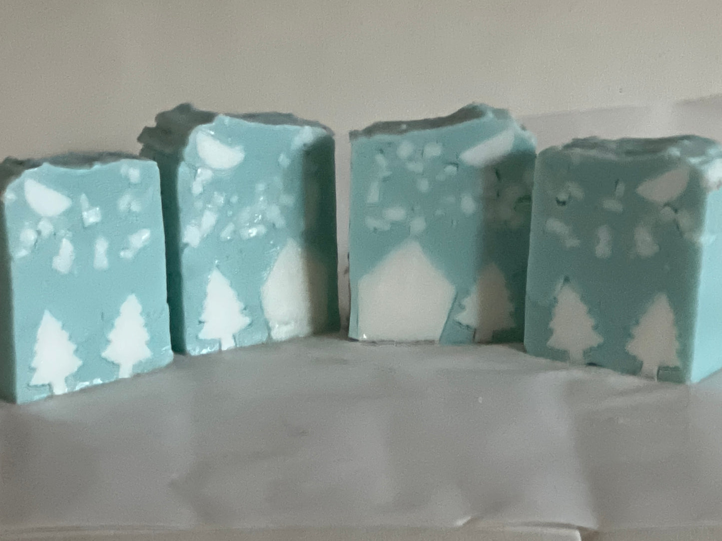 Scented Snow Soap Handcrafted Vegan